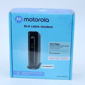 Motorola DOCSIS 3.0 MB7220 8x4 Cable Modem (Refurbished) 343 Mbps